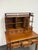 Wood Quarter-Sawn Oak Secretary Desk + Gallery Top, Antique For Sale - Image 7 of 12