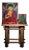 Thomas Laird "Murals of Tibet" Painting Collection Autographed by the Dalai Lama Collector's Edition with Book Stand For Sale