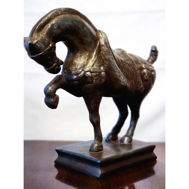 Vintage 1961 Tang War Horse Sculpture by Austin Productions Chairish