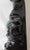 Native American Vintage Hand Carved Haida Argillite Replica 5 Figure Totem Pole Frog Falcon Man Bear Fish For Sale - Image 3 of 10