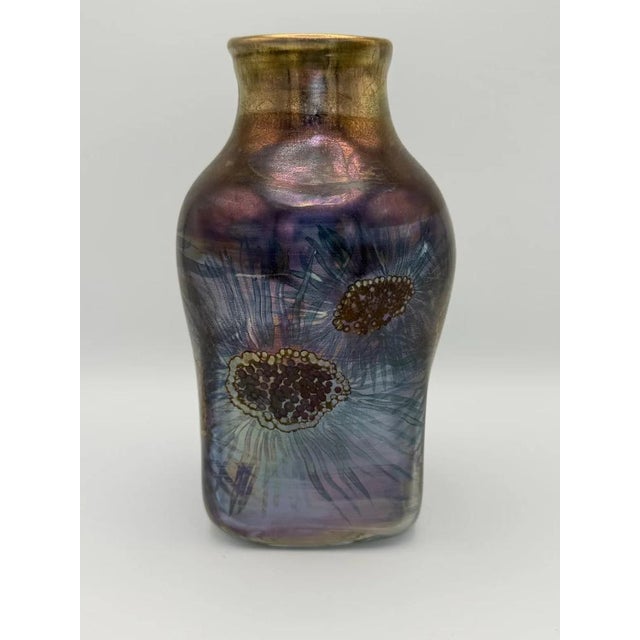 Mid-Century Modern Large Hand-Blown Studio Glass Frauenau Vase from Eisch, 1984 For Sale - Image 3 of 10