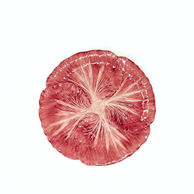 Radicchio Dinner Plates , Set of 4 For Sale - Image 4 of 4