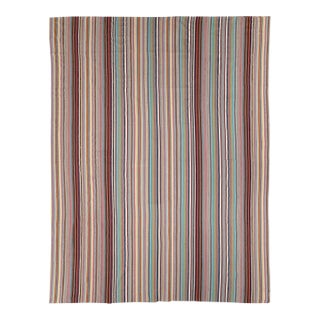 Galerie Shabab Collection Mid-20th Century Turkish Flatweave Kilim Carpet For Sale