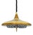 Mid-Century Modern Retractable Metal and Pressed Glass Pull Down Pendant Lamp, 1960s For Sale