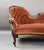 Victorian Carved Walnut Chaise Lounge Settee, 1860 For Sale - Image 3 of 9