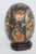 Mid 20th Century Satsuma Style Hand Painted Porcelain Egg 2pc Including Wood Display Stand 5062b For Sale - Image 5 of 13