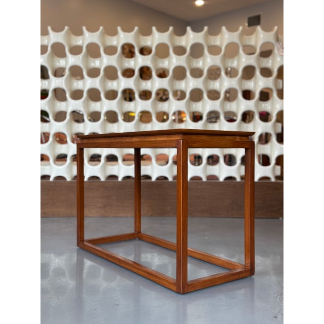 1990s Danish Modern Teak Console Table For Sale - Image 11 of 11