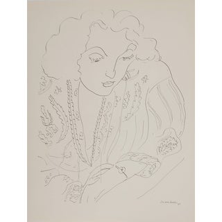 Henri Matisse, Jeune femme au chemisier, Lithograph For Sale