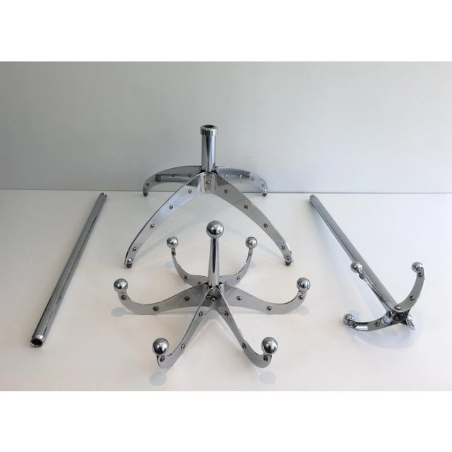 Yasuaki Sasamoto "Dulton" Askilik, Very Nice Design Chromed Coat Hanger For Sale - Image 11 of 13