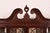 Brown Georgian Carved Mahogany Lighted Bookcase or Display Cabinet by Craftique For Sale - Image 8 of 15
