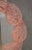 2000 - 2009 Mid-Century Italian Oval Pink Murano Glass and Brass Wall Mirror, 2000s For Sale - Image 5 of 10