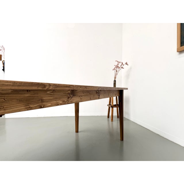 Pine Farmhouse Table, 2010s For Sale - Image 15 of 18