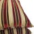 Metal Stroheim Fitzory Stripe in Currant Pillow Cover For Sale - Image 7 of 8