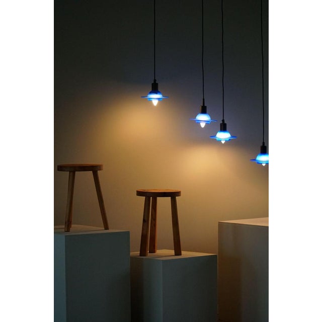 Set of Swedish Pine Tripod Stools, 1960s For Sale - Image 10 of 15