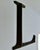 Antique Bronze Letter "L" Hanging Wall Signage For Sale - Image 9 of 15