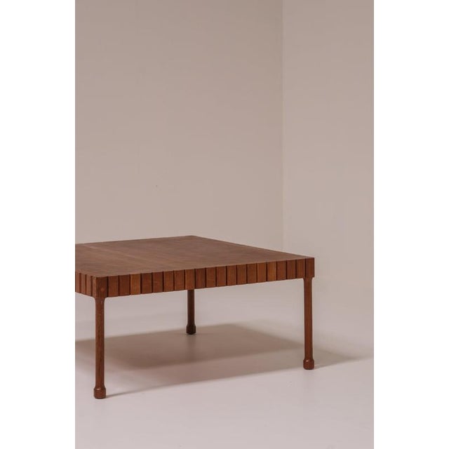 Vintage Wood Coffee Table, 1960s For Sale - Image 3 of 9