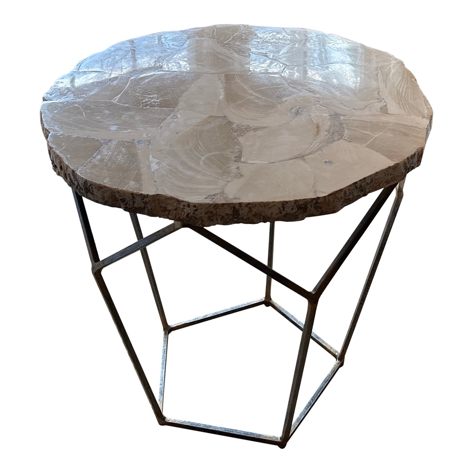Palecek Shell Side Table | Chairish
