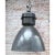 Vintage Industrial Gray Enamel Factory Pendant Lamp For Sale - Image 4 of 5