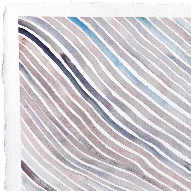 2020s 3.16 #10 - OrigiThe Language of Beauty - Original Abstract Landscape Watercolor Painting on Paper by Heidi Lowell For Sale - Image 5 of 6