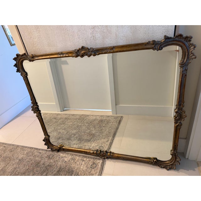 Gold Carvers’ Guild Vintage Mirror For Sale - Image 8 of 8