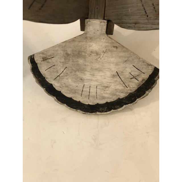 1950s Vintage Nantucket Hand Carved & Painted Folk Art Seagull Sculpture For Sale In Philadelphia - Image 6 of 11