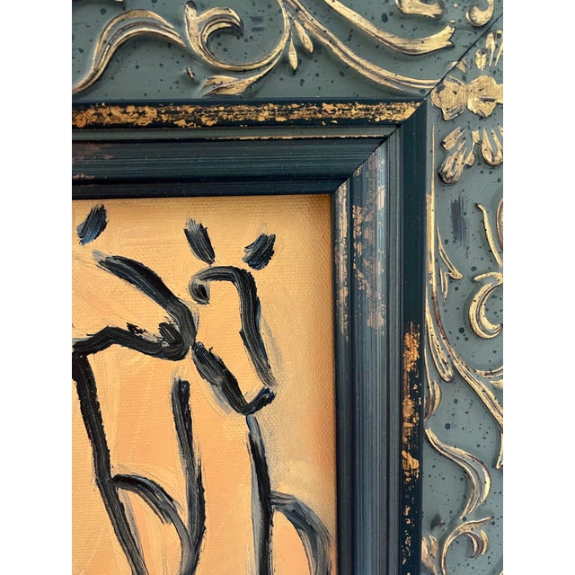 2020s Framed Original Equestrian Oil Painting For Sale - Image 5 of 8