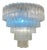 Murano Glass Tronchi Chandelier from Venini, 1980s For Sale