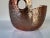 Vintage Copper Finish Sculptural Art Ceramic Bowl For Sale - Image 10 of 10