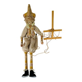Large Vintage Marionette Doll Theater Dill For Sale