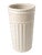 Antique White Umbrella Stand in Glazed Pottery/Earthenware For Sale