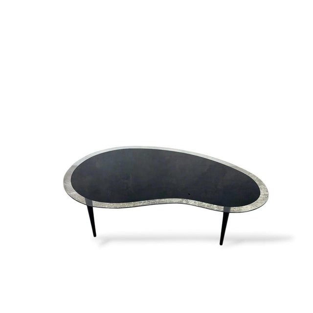 Contemporary Mid-Century Modern Kidney Bean Coffee Table, 1950s For Sale - Image 3 of 7