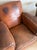 Pair of Two Vintage Oversized French Leather Club Chairs For Sale - Image 17 of 18