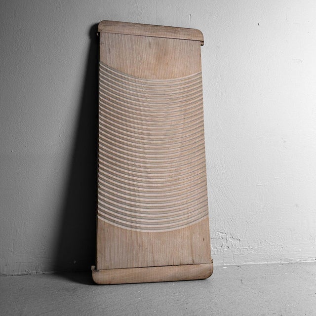 Handcrafted Wooden Washboard, Japan, 1950s For Sale - Image 4 of 9