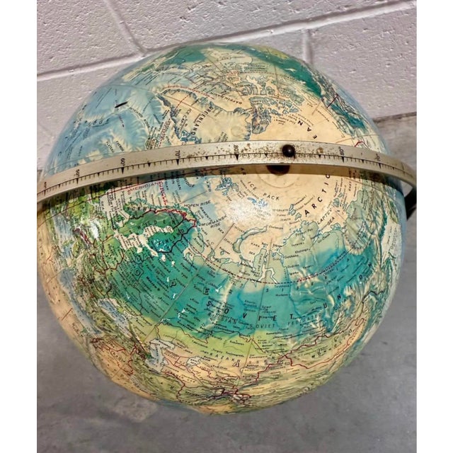 1960s 1960s MCM World Globe For Sale - Image 5 of 6