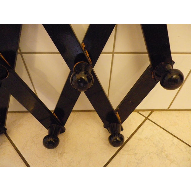 Wall-Mounted Coat Rack with Accordion-Style Crossbars, 1960s For Sale - Image 3 of 7