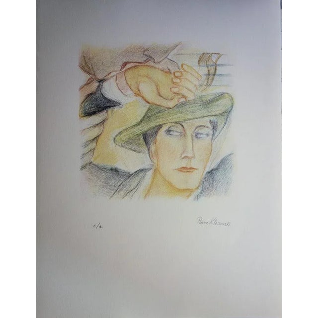 Pierre Klossowski, Roberte’s Head, Original Lithograph For Sale - Image 7 of 7