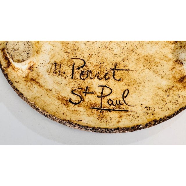 Ceramic Ceramic Table Centerpiece by Perret, Saint-Paul, 1970s For Sale - Image 7 of 11