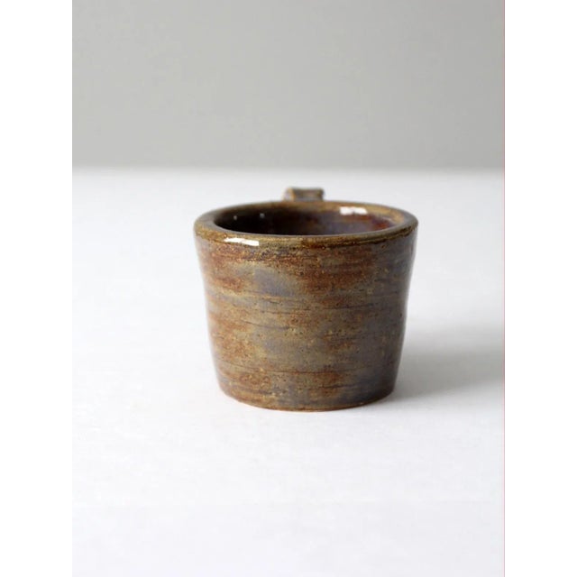 Ceramic Vintage Studio Pottery Mug For Sale - Image 7 of 10