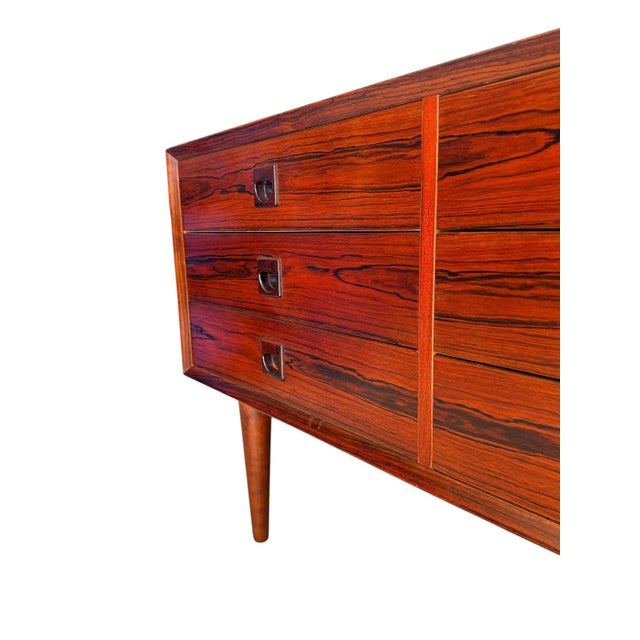 Brouer Møbelfabrik Mid-Century Modern Danish Rosewood Console Cabinet by Brouer For Sale - Image 4 of 13