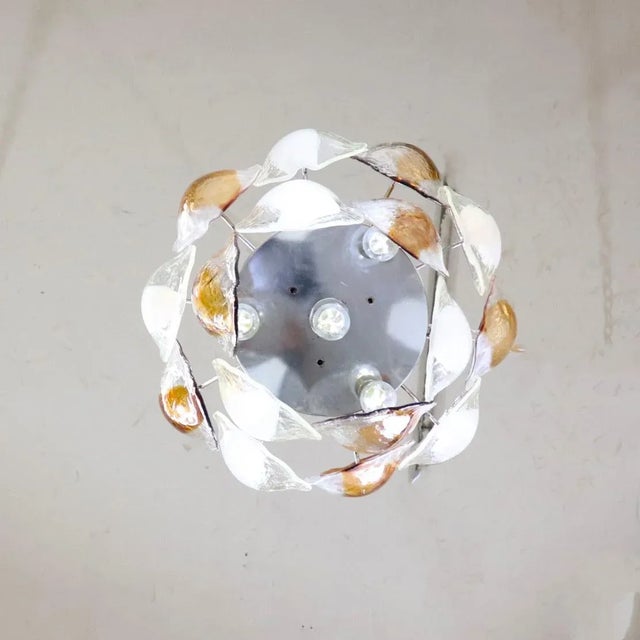 Glass Small Postmodern Murano Pendant Light by La Murrina For Sale - Image 7 of 11