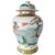 Large Vintage Chinese Famille Verte Wucai Temple Jar & Cover, Immortals Scene For Sale - Image 4 of 8