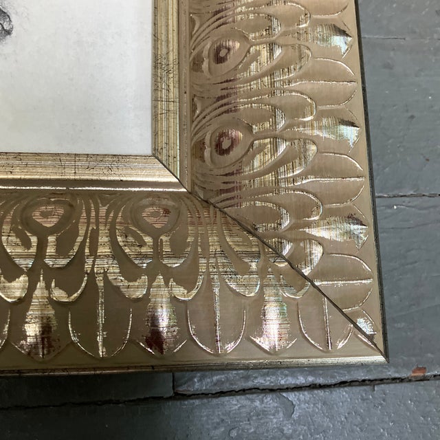 Art Deco 1930’s Original Art Deco Study Portrait Drawing For Sale - Image 3 of 4