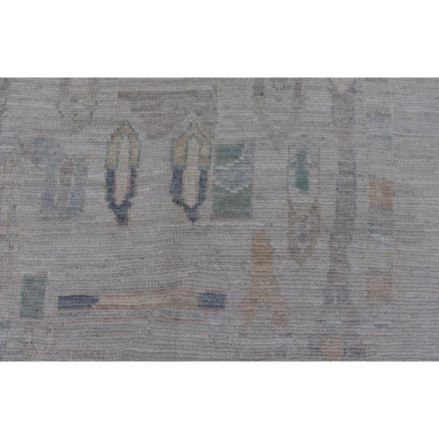 Modern Tribal Rug by Keivan Woven Arts, Handwoven Wool 9'0 X 11'11 For Sale In Atlanta - Image 6 of 12