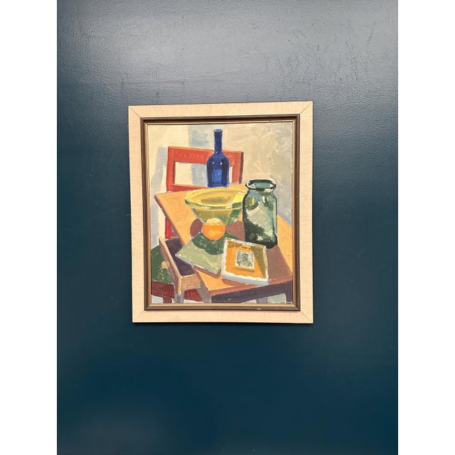 Eli Rasmussen, Opstilling, 1953, Oil Painting on Canvas, Framed For Sale - Image 8 of 18