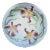 French Majolica Orchid Plate Saint Clement, Circa 1900 For Sale