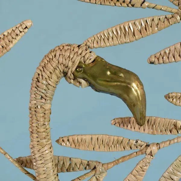 Wood Mario Lopez Torres Flamingo Screen For Sale - Image 7 of 10