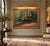 Late 20th Century Monumental Green Equestrian Horse Carriage Oil Painting Ornate Gilt Frame Scott Duncan For Sale - Image 14 of 18