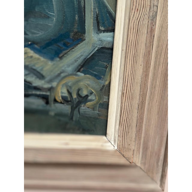 Stig Thiderman, Landscape, 1950s, Oil on Canvas, Framed For Sale - Image 13 of 16