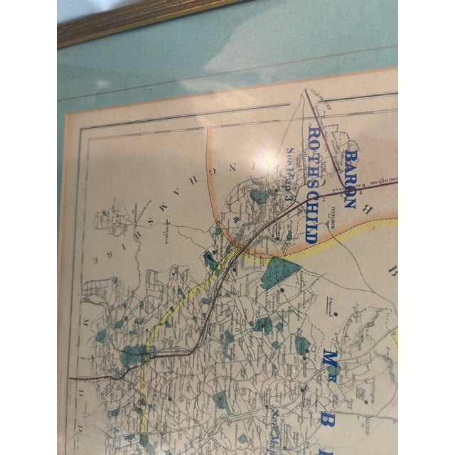 Antique Map of Hertfordshire From Hobson’s Fox-Hunting Atlas For Sale - Image 4 of 9