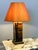 Wood Vintage Table Lamp in Burl Wood with Abstract Inlay by Jean Claude Mahey, 1970s For Sale - Image 7 of 9